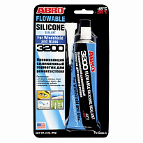 ABRO герметик силиконовый для ремонта стекол FS-3200-R 85г 1/36шт